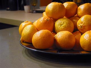 Oranges In A Bowl