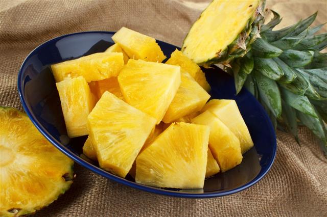 Cut Pineapple