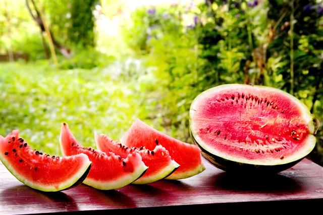 Red Sliced Water Melon
