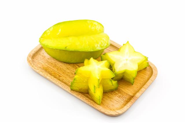 Carambola In Wooden Plates