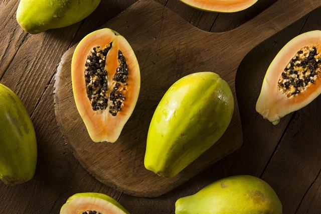 Raw Organic Green Papaya