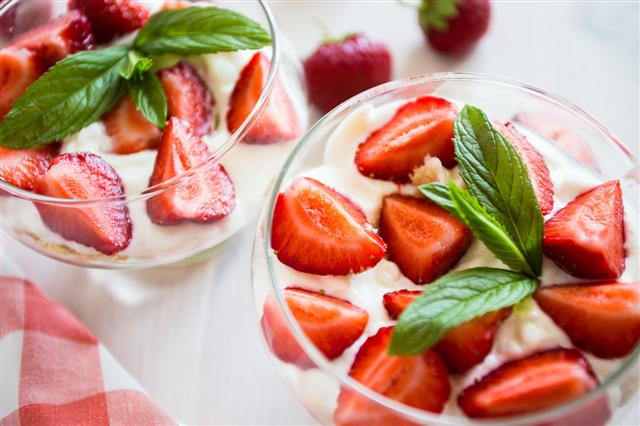 Dessert Of Strawberries