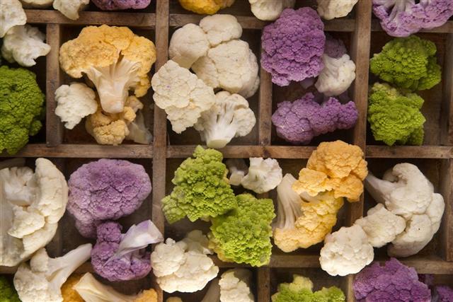 The Colors of cauliflower
