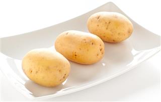 Group of potatoes