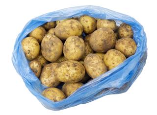 Tubers Of Young Fresh Dirty Yellow Potatoes