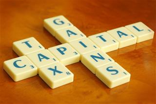 Capital Gains Tax Word Puzzle In Letters