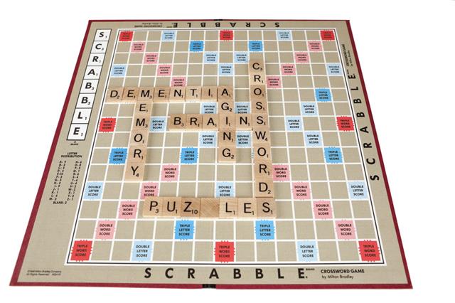 Aging Brain Concept On Scrabble Board