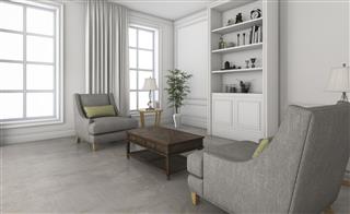 White Small Living Room
