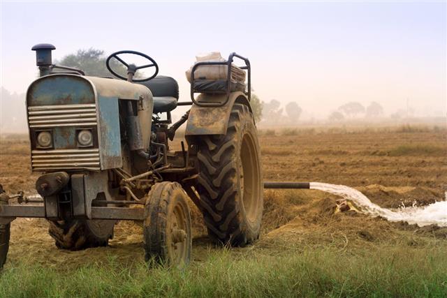 Irrigation Through Tractor