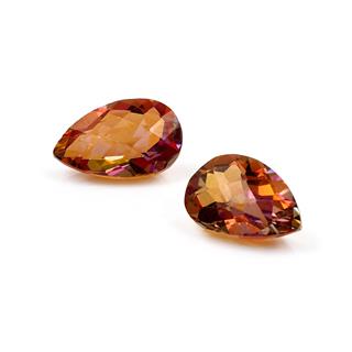 Azotic Topaz Pear Shaped