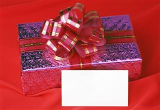Gift And Christmas Card