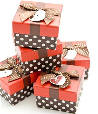 red and black gift box