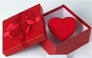 Red Heart Gift
