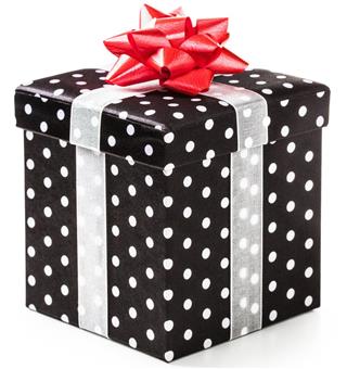 Black gift box
