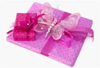 pink colored Gift