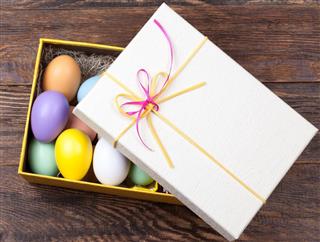 Easter Eggs in beautiful gift box