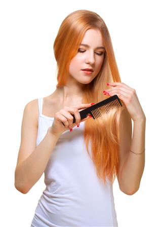 Girl With Comb