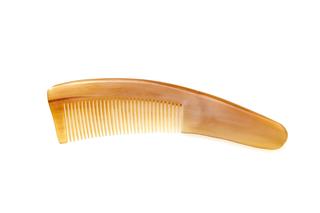 Yellow Comb Isolated On White