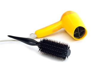 Hair Dryer And Comb Brush