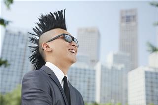 Man With Mohawk Hairstyle