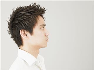 Profile Of Young Man