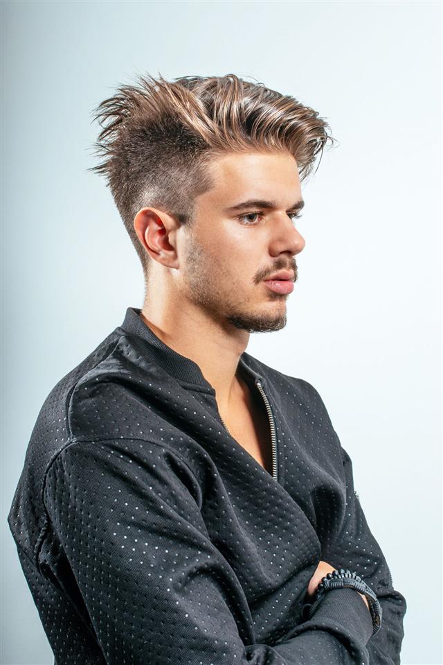 Model With Modern Hairstyle