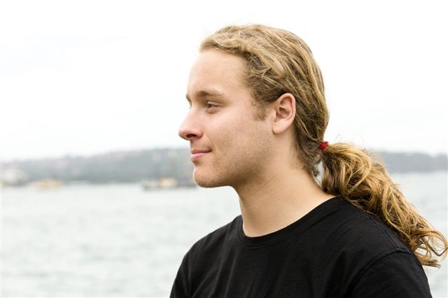 Man With Ponytail