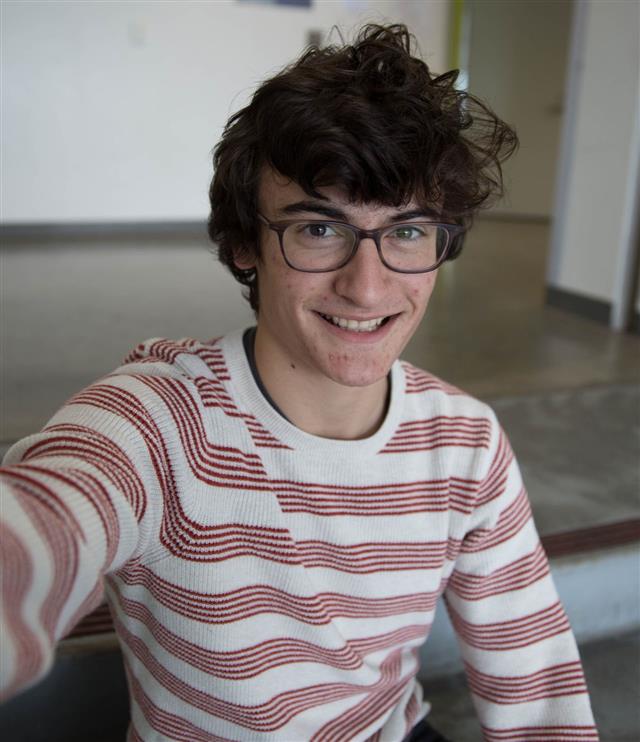 Teen Boy With Glasses