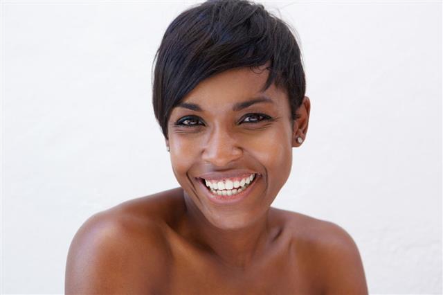 African American Beauty Smiling
