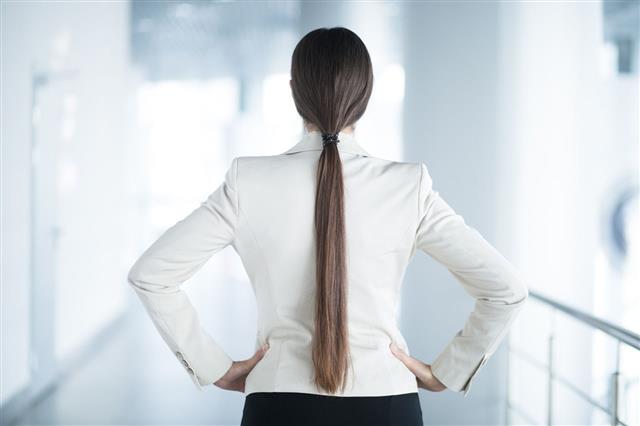 Business Woman Standing