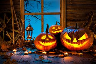 Halloween Pumpkin Head Jack Lantern