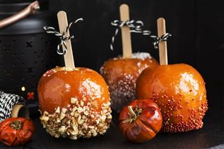 Candy Apples For Halloween Party