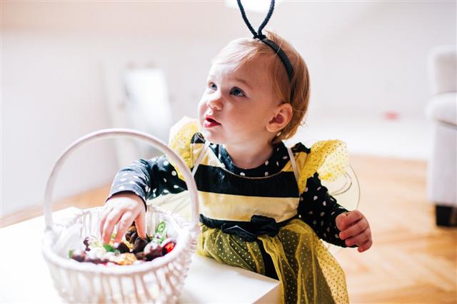 Little Bee Is Ready For The Halloween