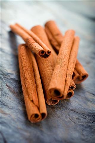 Pile Of Cinnamon Sticks