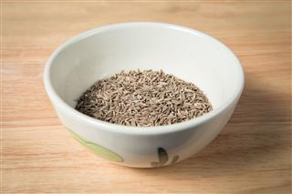 Bowl Of Dried Cumin Seed