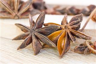 Close Up Star Anise Seed