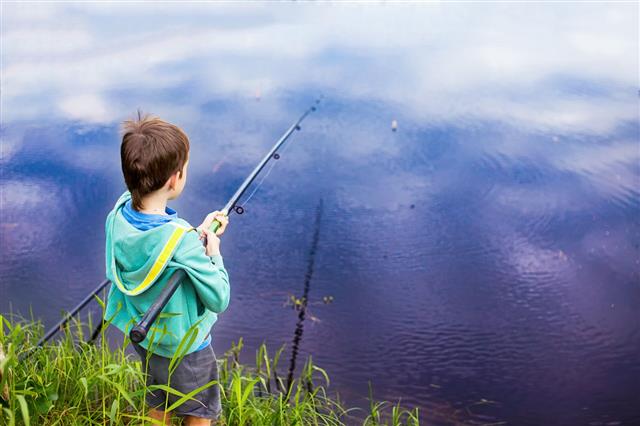 Boy With A Fishing Rod