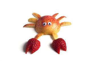 Cute Crab Made Of Apple