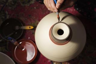 Pottery Craftsman Painting