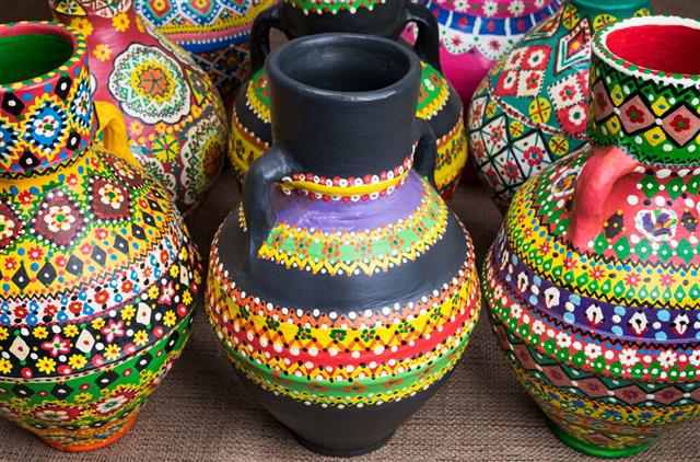 Handcrafted Pottery Vases