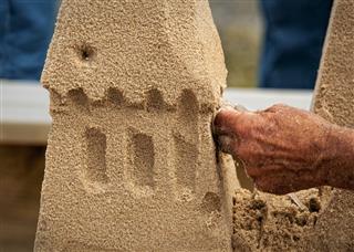 Sculpting A Sandcastle