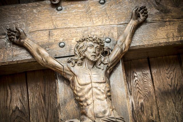 Wooden Statue Of Jesus