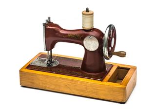 Hand On Sewing Machine