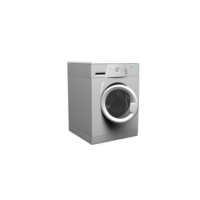 Washing Machine On A White Background