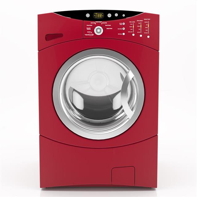 Red Washing Machine