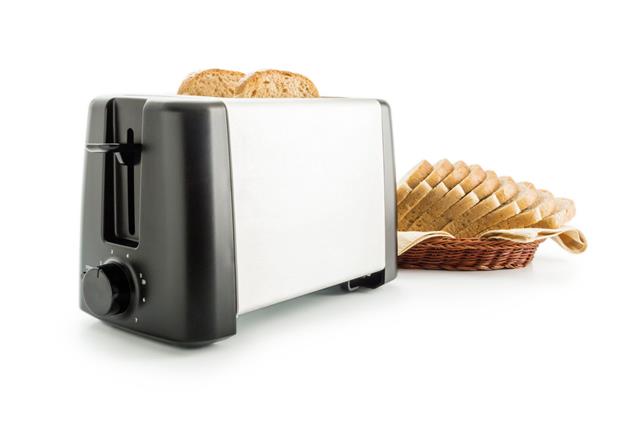 Toaster With Bread Slices