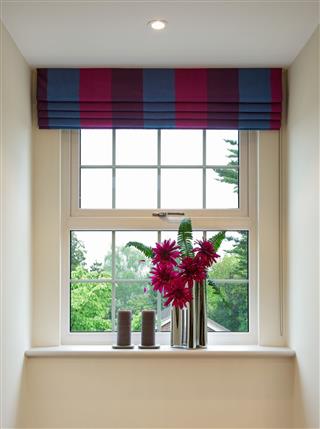 Bright Window With Blinds