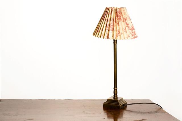 Lamp On Table