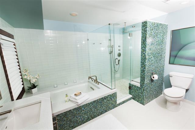 Contemporary Home Residential Bathroom