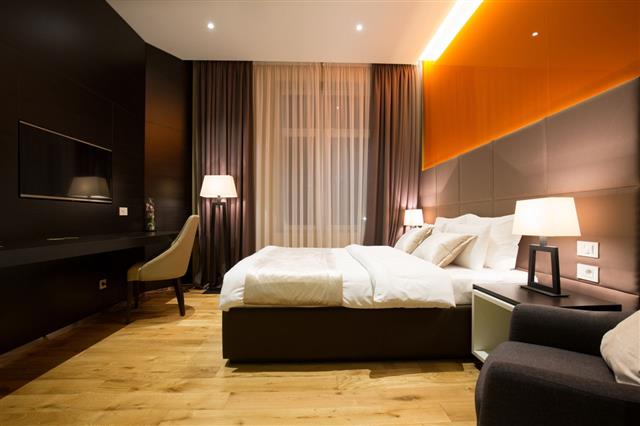 Modern Luxury Hotel Suite Interior